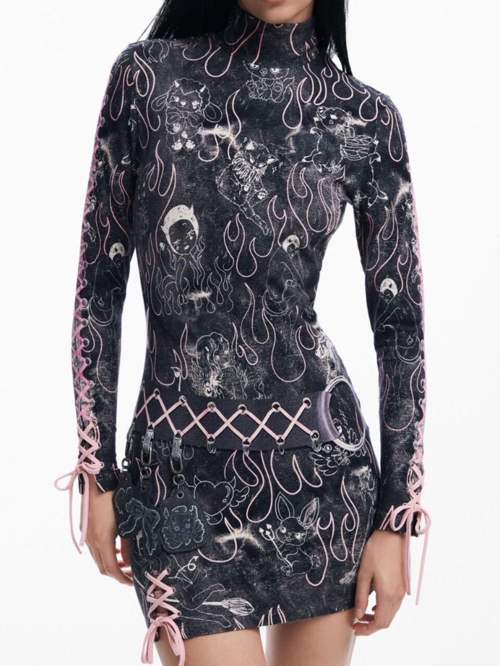 DESIGUAL MARIA ESCOTE MINI DRESS
